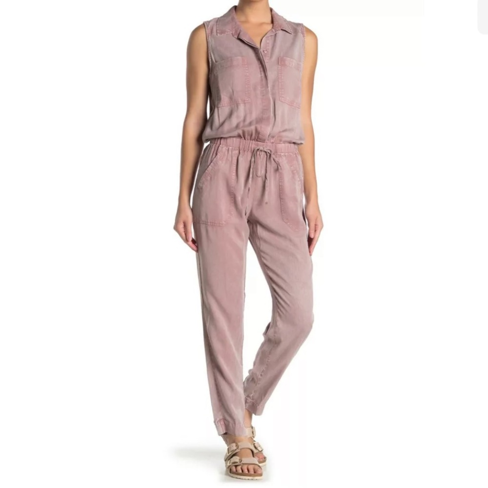 Young Fabulous & Broke Washed Tencel Jumpsuit Sz S
